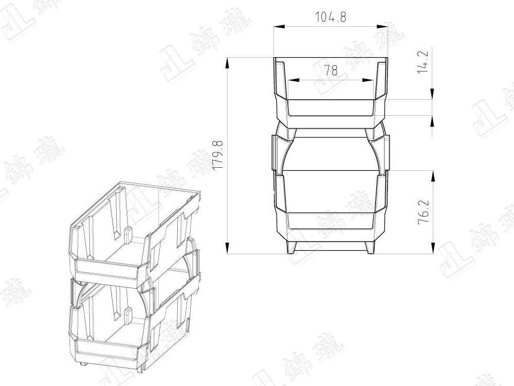 HB-220 整理盒(零件盒)