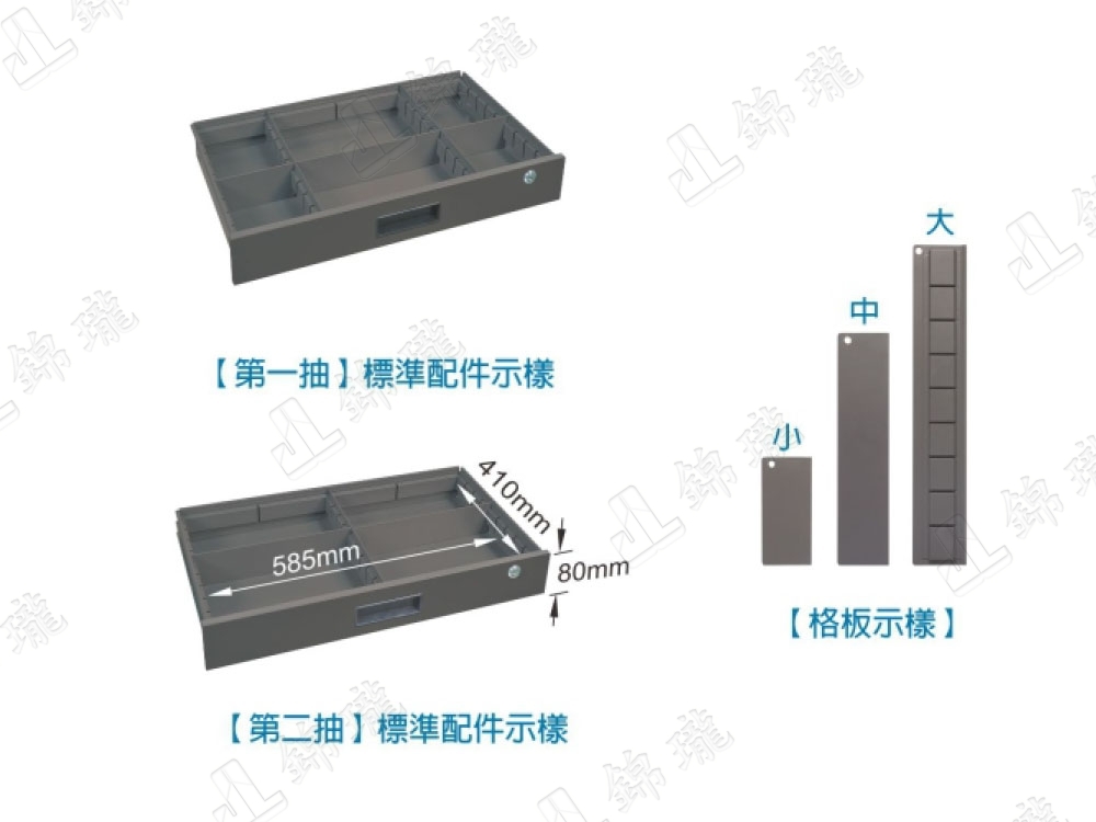 DF-KU-31 二抽組合式工具車