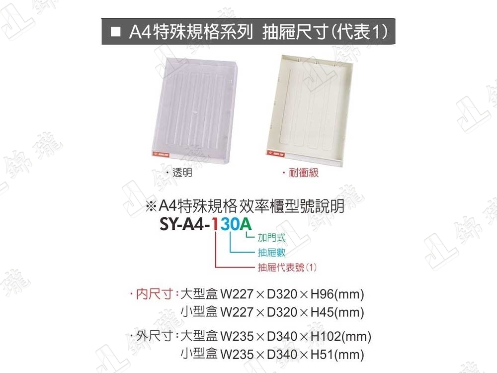特規格系列 A4抽屜