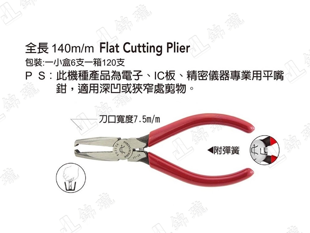 FC-29精密頂切鉗