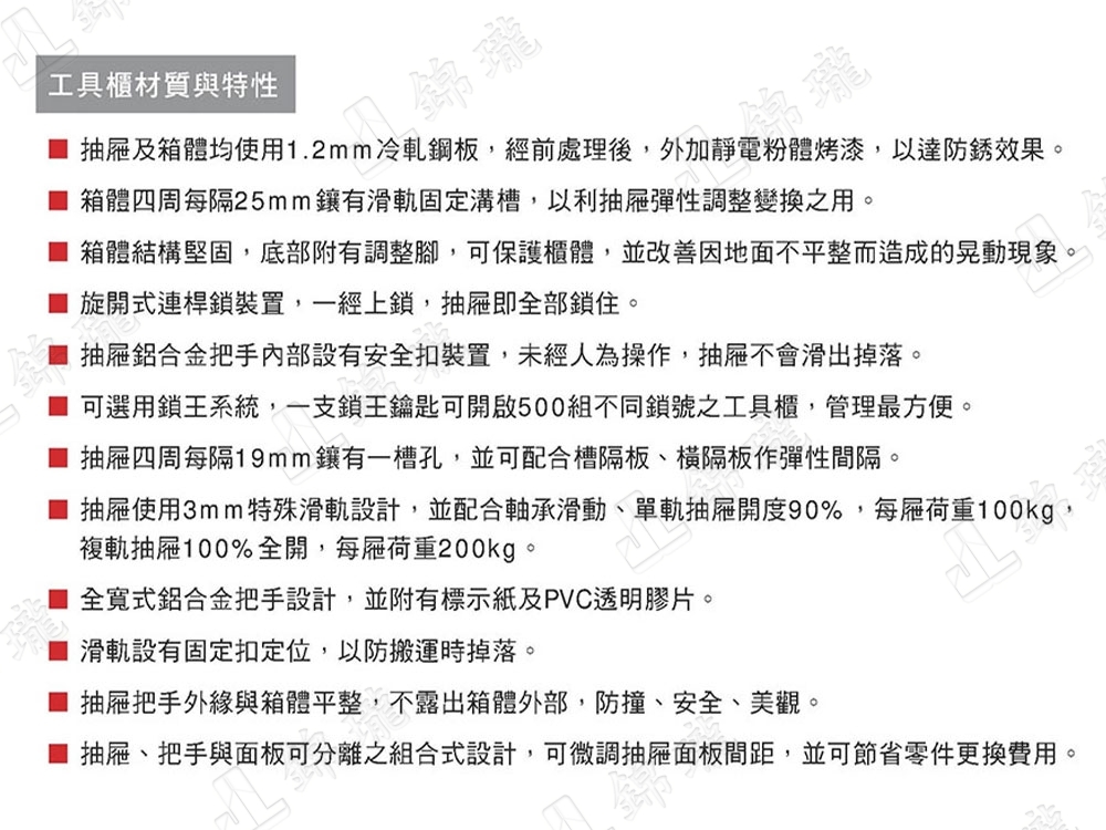 不鏽鋼型-重型三抽吊櫃(S)